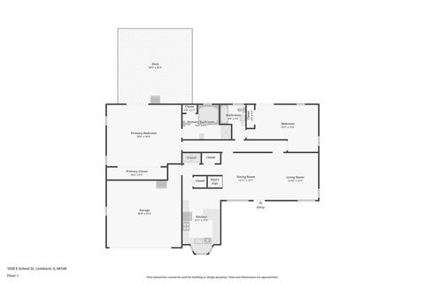 Tiny photo for 1039 S School Street, Lombard, IL 60148 (MLS # 12528381)