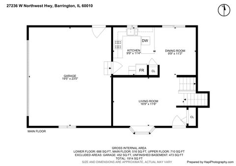 Tiny photo for 27236 W Northwest Highway, Barrington, IL 60010 (MLS # 12587462)