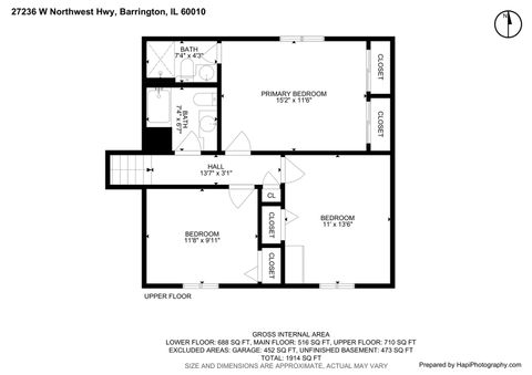 Tiny photo for 27236 W Northwest Highway, Barrington, IL 60010 (MLS # 12587462)