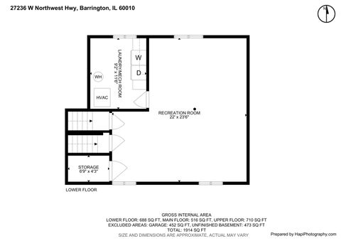 Tiny photo for 27236 W Northwest Highway, Barrington, IL 60010 (MLS # 12587462)