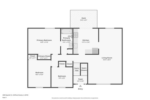 Tiny photo for 4485 BAYSIDE Circle, Hoffman Estates, IL 60192 (MLS # 12497294)