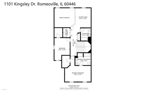 Tiny photo for 1101 Kingsley Drive #1, Romeoville, IL 60446 (MLS # 12613498)