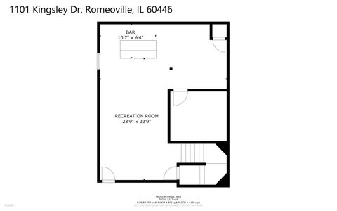 Tiny photo for 1101 Kingsley Drive #1, Romeoville, IL 60446 (MLS # 12613498)