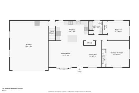Tiny photo for 306 Poplar Avenue, Bensenville, IL 60106 (MLS # 12646926)