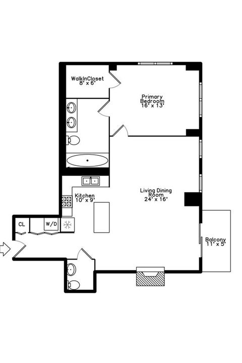 Tiny photo for 1122 N DEARBORN Street #7E, Chicago, IL 60610 (MLS # 12741003)