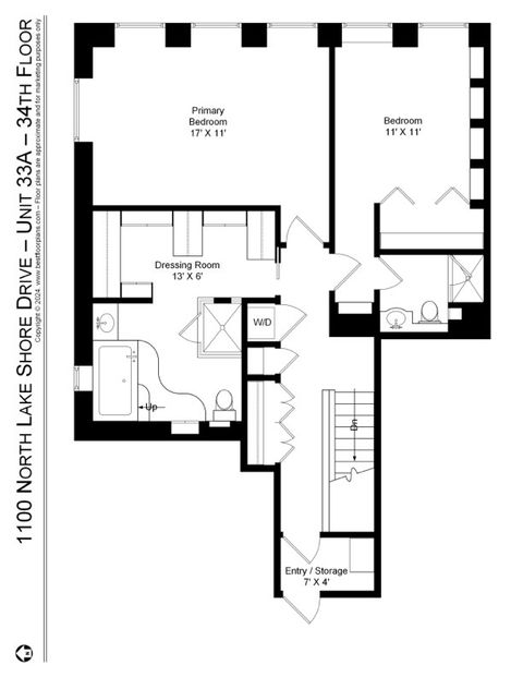 Tiny photo for 1100 N Lake Shore Drive #33A, Chicago, IL 60611 (MLS # 12528204)