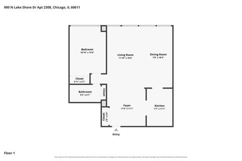 Tiny photo for 900 N Lake Shore Drive #2308, Chicago, IL 60611 (MLS # 12741806)