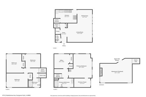 Tiny photo for 8713 S Washtenaw Avenue, Evergreen Park, IL 60805 (MLS # 12618975)