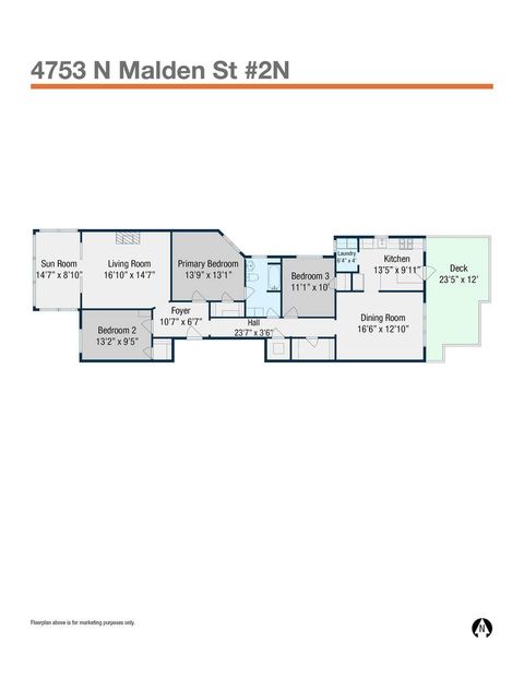 Tiny photo for 4753 N Malden Street #2N, Chicago, IL 60640 (MLS # 12616001)
