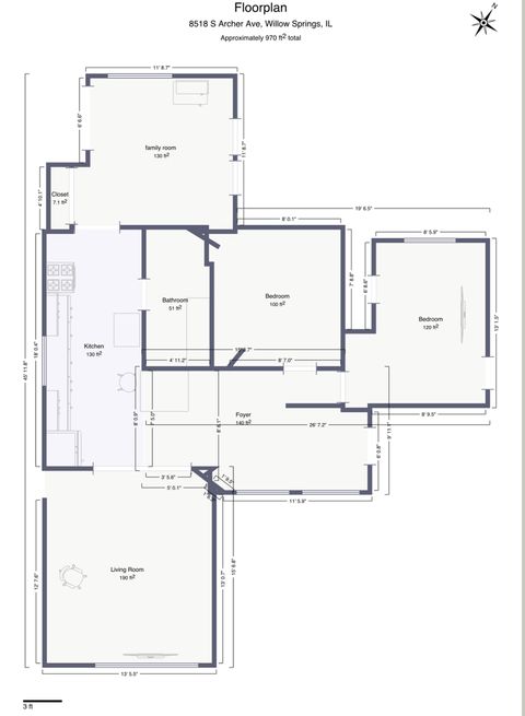 Tiny photo for 8518 Archer Avenue, Willow Springs, IL 60480 (MLS # 12537766)