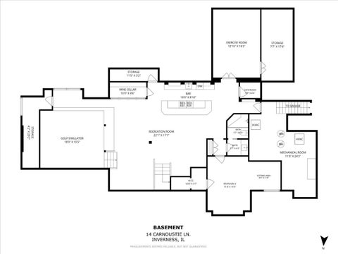Tiny photo for 14 CARNOUSTIE Lane, Inverness, IL 60067 (MLS # 12769832)
