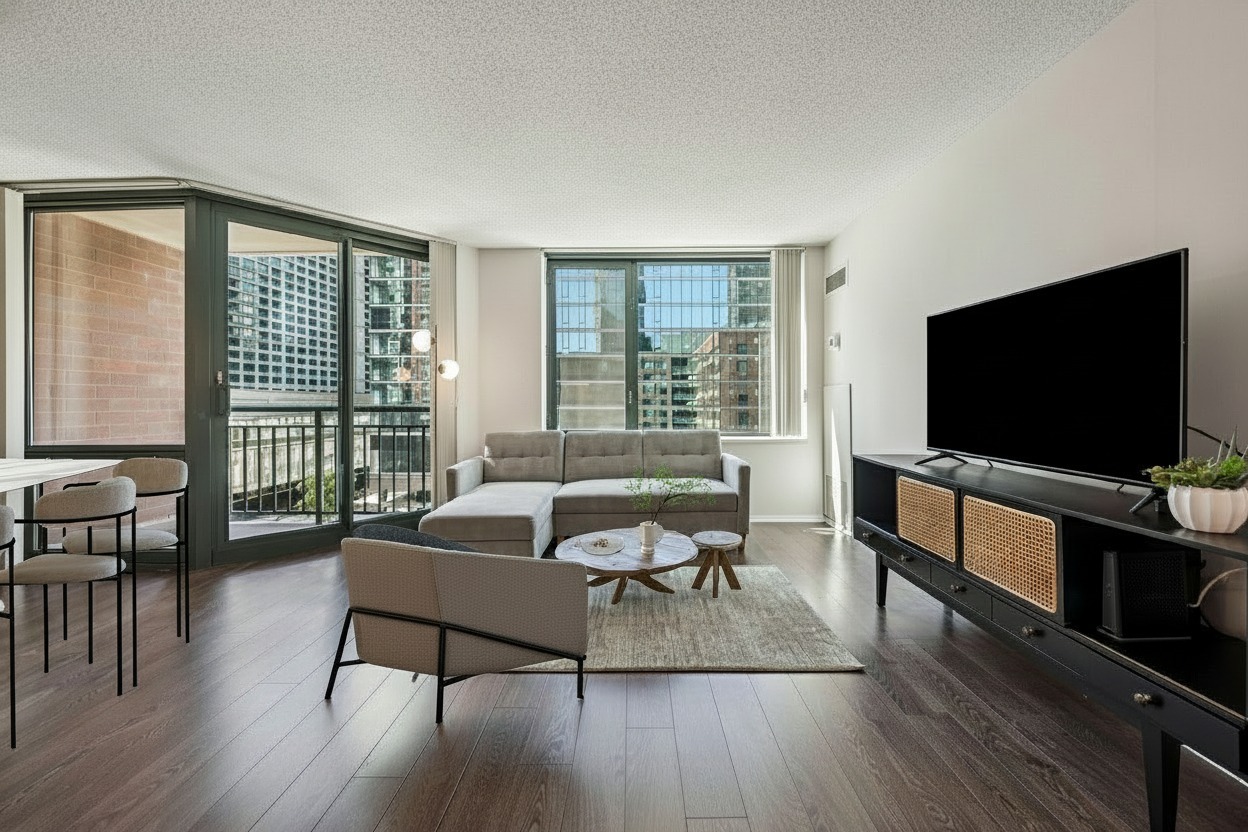 Chicago, Illinois 60611, United States, 1 Bedroom Bedrooms, ,1 BathroomBathrooms,Residential,Active,218195