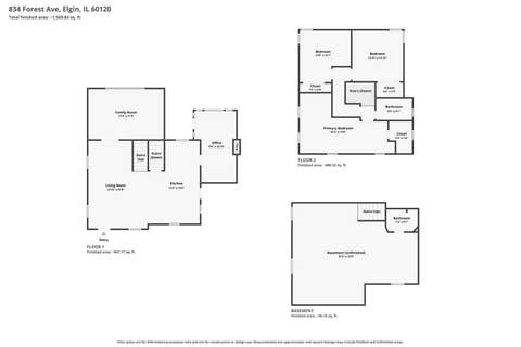 Tiny photo for 834 Forest Avenue, Elgin, IL 60120 (MLS # 12724020)