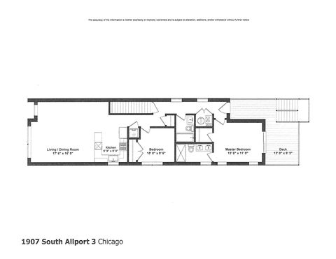 Tiny photo for 1907 S Allport Street #3, Chicago, IL 60608 (MLS # 12609373)