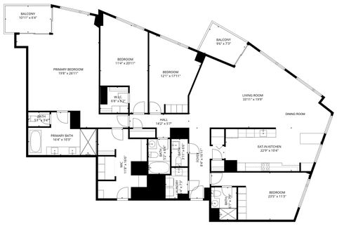 Tiny photo for 501 N Clinton Street #3203, Chicago, IL 60654 (MLS # 12627108)