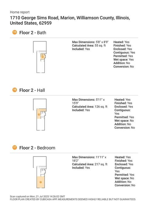 Tiny photo for 1710 George Sims Road, Marion, IL 62959 (MLS # EB458968)