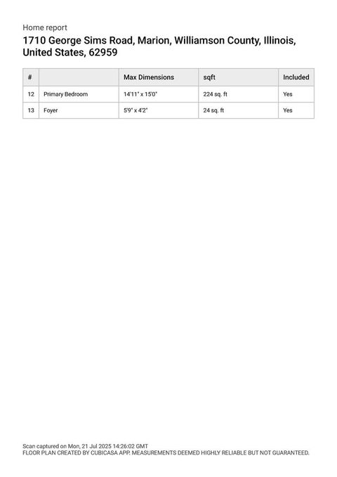 Tiny photo for 1710 George Sims Road, Marion, IL 62959 (MLS # EB458968)