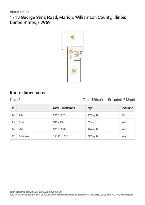 Tiny photo for 1710 George Sims Road, Marion, IL 62959 (MLS # EB458968)