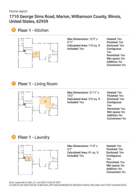 Tiny photo for 1710 George Sims Road, Marion, IL 62959 (MLS # EB458968)