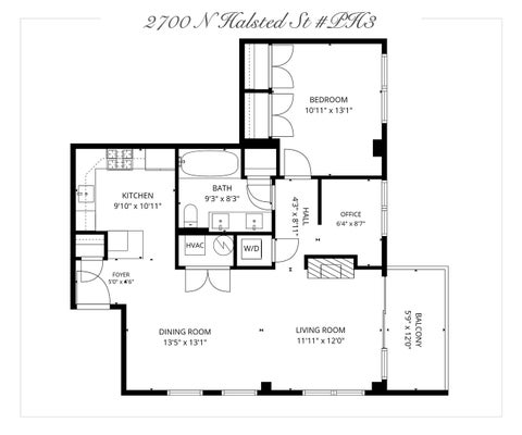 Tiny photo for 2700 N Halsted Street #PH3, Chicago, IL 60614 (MLS # 12732507)