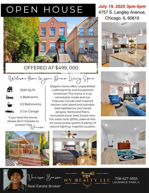 Tiny photo for 4757 S Langley Avenue, Chicago, IL 60615 (MLS # 12113018)