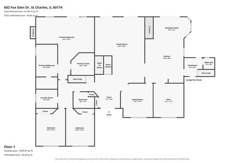 Tiny photo for 602 Fox Glen Drive, St. Charles, IL 60174 (MLS # 12786555)