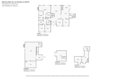 Tiny photo for 602 Fox Glen Drive, St. Charles, IL 60174 (MLS # 12786555)