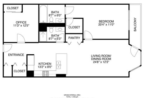 Tiny photo for 520 N Halsted Street #305, Chicago, IL 60642 (MLS # 12749746)