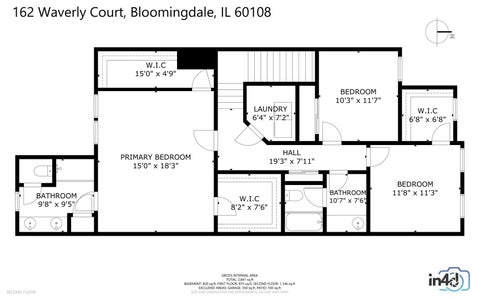 Tiny photo for 162 Waverly Court, Bloomingdale, IL 60108 (MLS # 12753931)