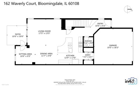 Tiny photo for 162 Waverly Court, Bloomingdale, IL 60108 (MLS # 12753931)