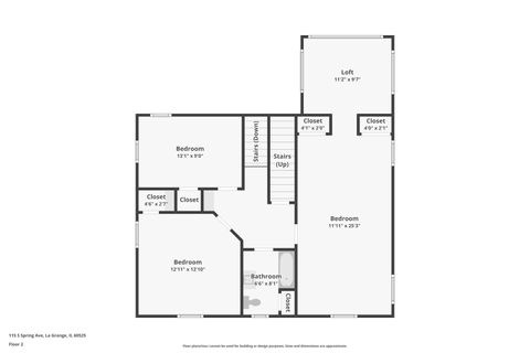 Tiny photo for 115 S Spring Avenue, La Grange, IL 60525 (MLS # 12496214)