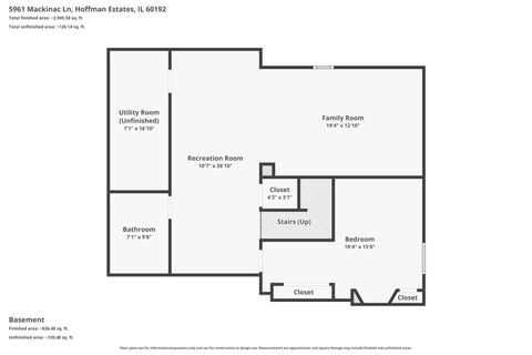 Tiny photo for 5961 Mackinac Lane, Hoffman Estates, IL 60192 (MLS # 12662024)