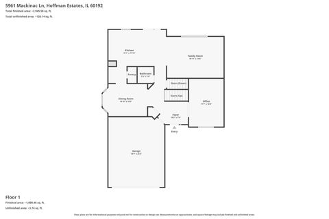 Tiny photo for 5961 Mackinac Lane, Hoffman Estates, IL 60192 (MLS # 12662024)