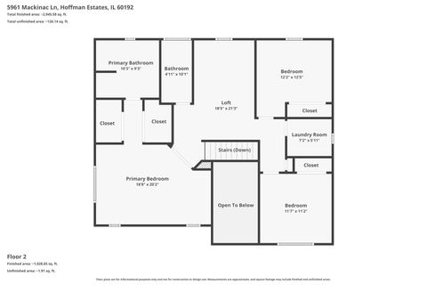 Tiny photo for 5961 Mackinac Lane, Hoffman Estates, IL 60192 (MLS # 12662024)