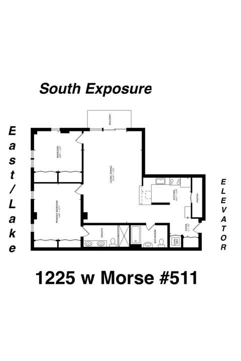Tiny photo for 1225 W MORSE Avenue #511, Chicago, IL 60626 (MLS # 12717221)