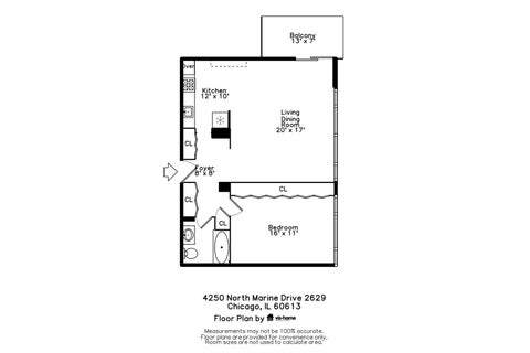 Tiny photo for 4250 N Marine Drive #2629, Chicago, IL 60613 (MLS # 12741657)