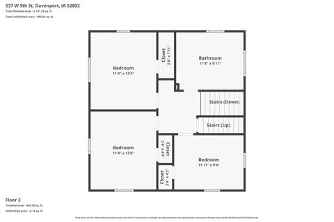 Tiny photo for 537 W 9th Street, Davenport, IA 52803 (MLS # 12685285)