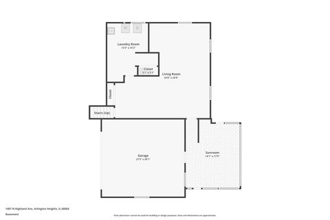 Tiny photo for 1407 N Highland Avenue, Arlington Heights, IL 60004 (MLS # 12612299)