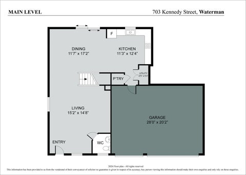 Tiny photo for 703 Kennedy Street, Waterman, IL 60556 (MLS # 12695377)