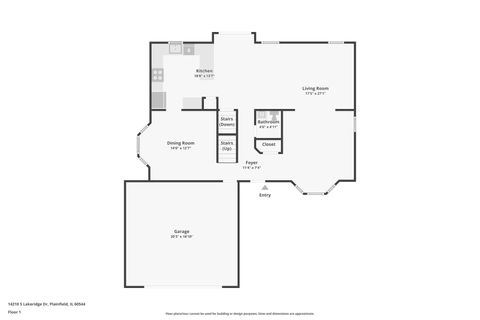 Tiny photo for 14210 S Lakeridge Drive, Plainfield, IL 60544 (MLS # 12642643)