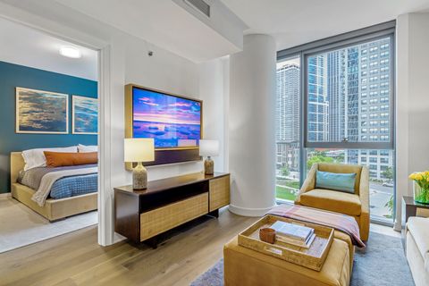 Tiny photo for 211 N Harbor Drive #1005, Chicago, IL 60601 (MLS # 12610975)