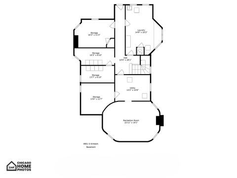 Tiny photo for 4801 S Kimbark Avenue, Chicago, IL 60615 (MLS # 12362024)