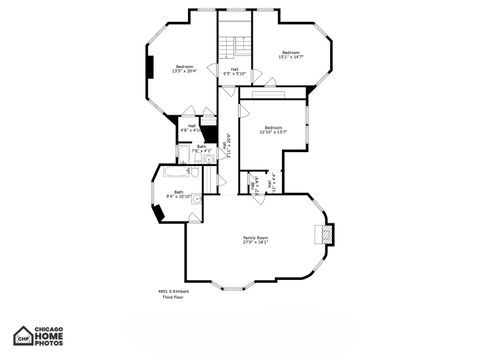 Tiny photo for 4801 S Kimbark Avenue, Chicago, IL 60615 (MLS # 12362024)