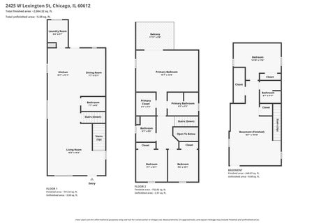 Tiny photo for 2425 W Lexington Street, Chicago, IL 60612 (MLS # 12780547)