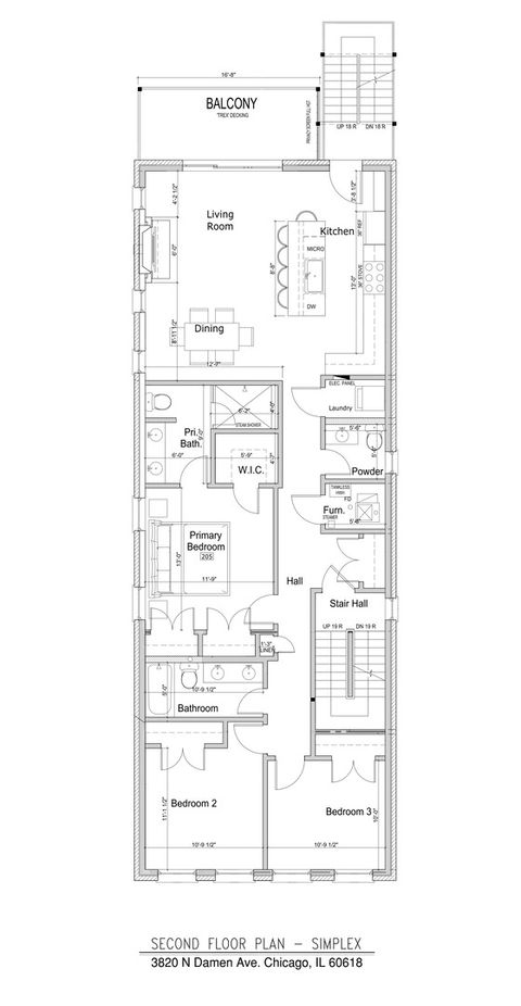 Tiny photo for 3820 N Damen Avenue #2, Chicago, IL 60618 (MLS # 12639837)