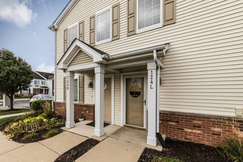 Tiny photo for 124 Bertram Drive #L, Yorkville, IL 60560 (MLS # 12541680)