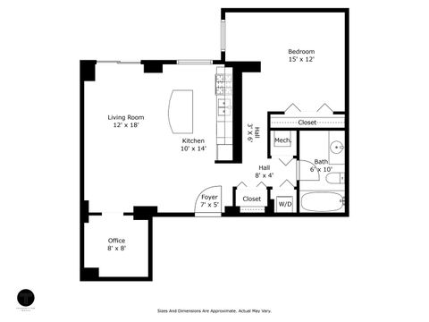 Tiny photo for 1307 S wabash Street #308, Chicago, IL 60605 (MLS # 12471636)