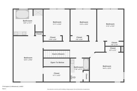 Tiny photo for 7718 Virginia Court, Willowbrook, IL 60527 (MLS # 12483177)