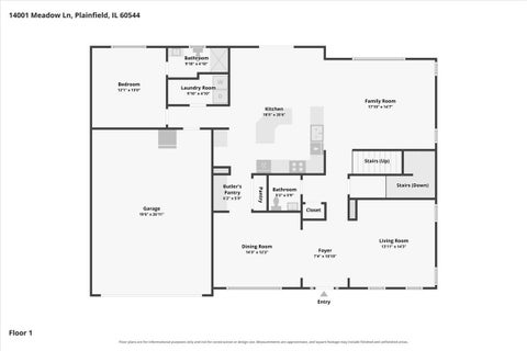 Tiny photo for 14001 Meadow Lane, Plainfield, IL 60544 (MLS # 12789948)