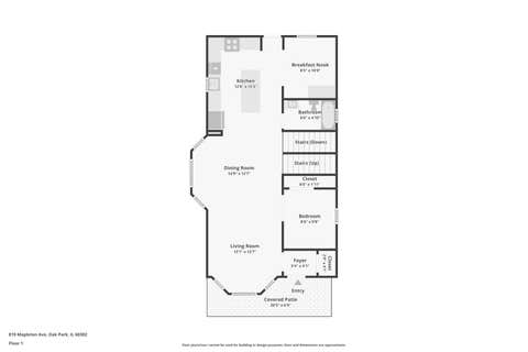 Tiny photo for 819 Mapleton Avenue, Oak Park, IL 60302 (MLS # 12678468)